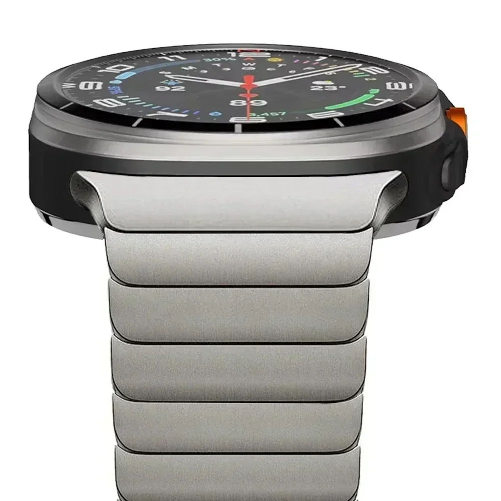 Stainless Steel Bracelet for Samsung Galaxy Watch 7 Ultra 47mm Band Luxury Metal Wristband Strap for samsung galaxy ULTRA 47MM image 2