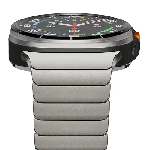Imagen 2 del producto Pulsera de acero inoxidable para Samsung Galaxy Watch Ultra 2025, banda de 47mm, correa de pulsera de Metal de lujo para Galaxy 8/8Classic de 46mm