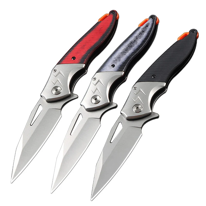 

Pocket Knife 3CR13mov Steel Blade with G10 Handle Outdoor Camping EDC Tool worth Collecting free shipping Folding knife