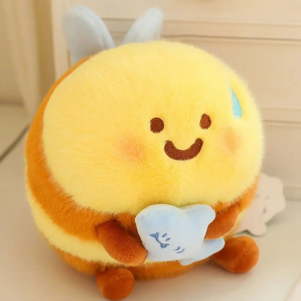 น่ารักฉลาม Bee Bees ตุ๊กตาหมีตุ๊กตา Bee Shape PP ผ้าฝ้าย Bee ตุ๊กตาของเล่นตุ๊กตา Lucky Soft Bee ตุ๊กตาของเล่นคริสต์มาส