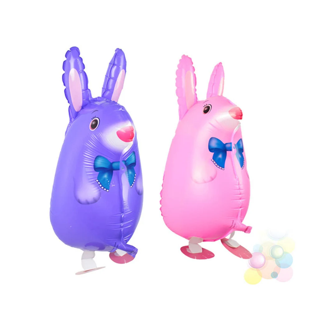 

2Pcs Walking Birthday Photo Props Walking Animal Foil Balloons Animal Theme Helium Balloons Toys Festive