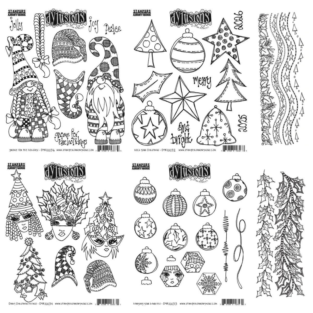 

New Christmas Borders Silicone Stamps Clear Seal for Handmade DIY Embossing Make Scrapbooking Photo Album Crafts