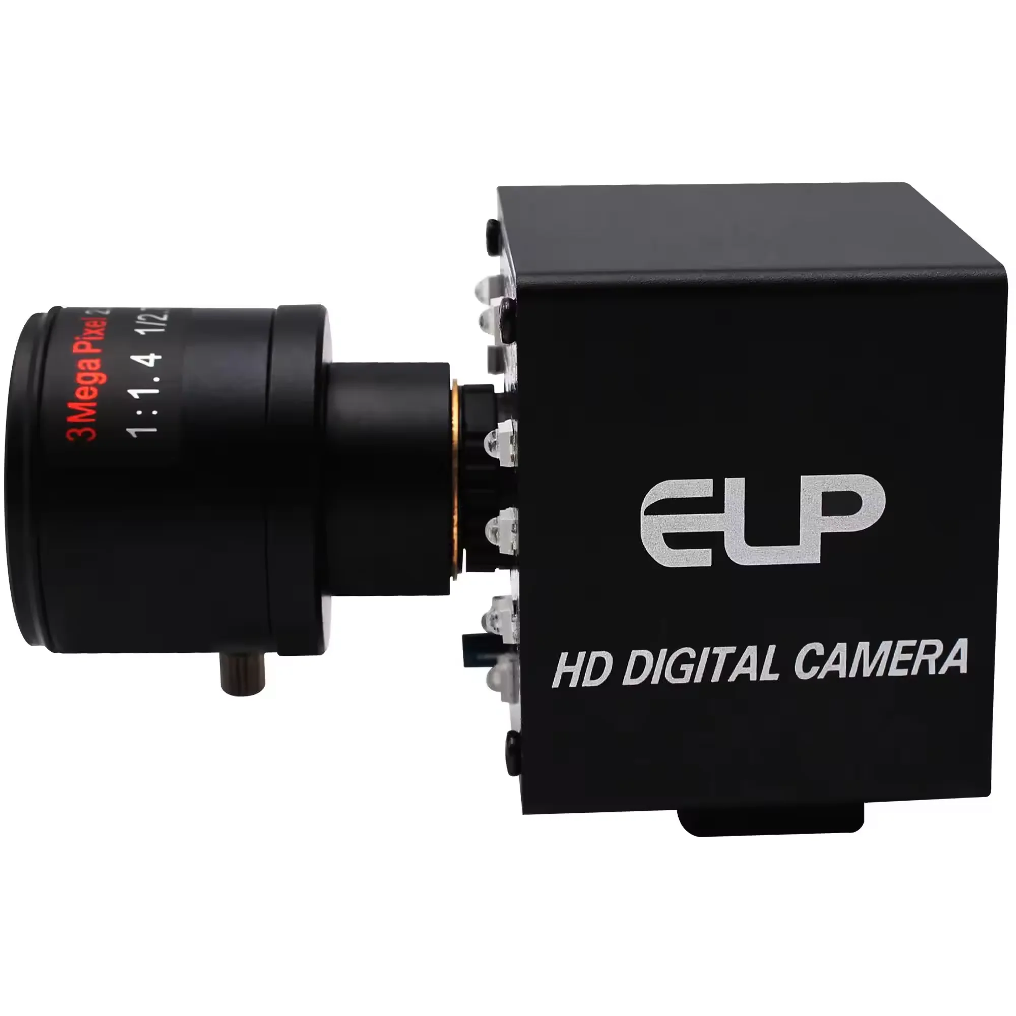 

ELP 5MP USB Camera Full HD IR USB with Camera Mini Infrared Night Vision USB2.0 Web Camera with Varifocal 2.8-12mm Lens
