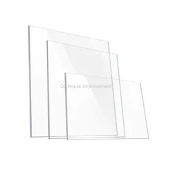 Plexiglass Clear Acrylic Board, Organic Plastic Sheet, 2mm, 3mm Glass Methacrylate