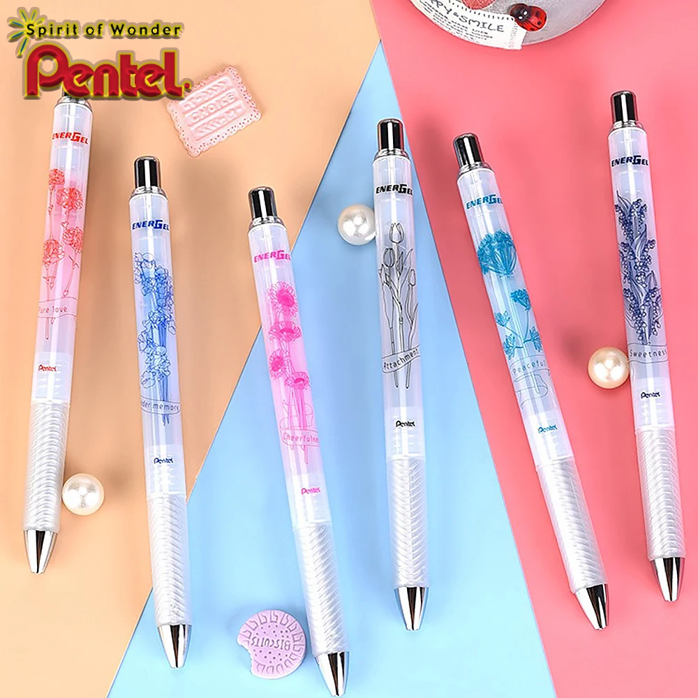 

3PCS/Set Japan Pentel Gel Pens BLN75 Limited Edition Quick Drying Water-based Pen 0.5mm Office Accessories Kawaii Stationary