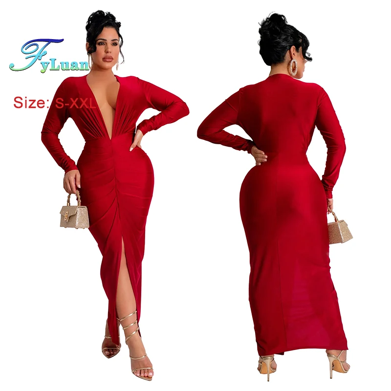 New Fashion Long Dr… - image