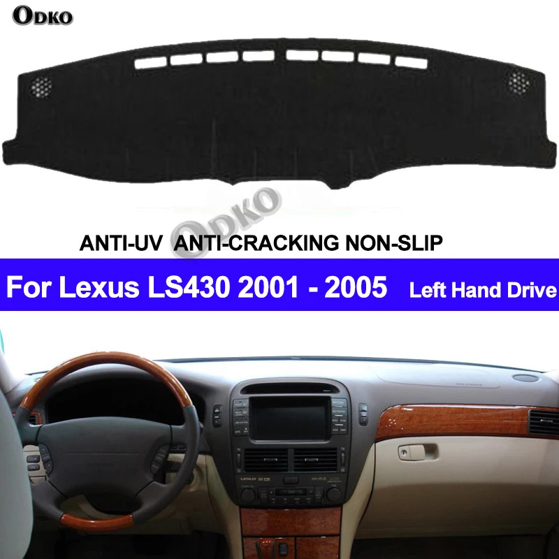 Car Dashboard Cover For Lexus LS430 2002 2003 2004 2005 Dashboard Mat Pad Carpet Dashmat Sun Shade Pad Automobile Car Styling