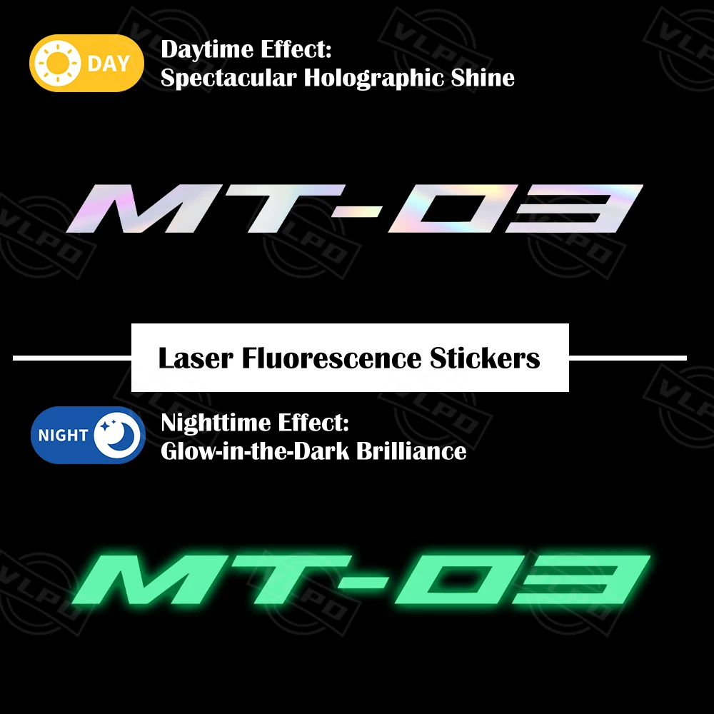 For Yamaha MT 03 MT03 MT-03 2006-2018 2019 2020 2021 2022 2023 2024 2025 Accessories Motorcycle Laser Stickers Waterproof Decals
