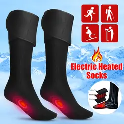 Elektrische Verwarmde Sokken Boot Voeten Warmer Winter Outdoor Mannen/Vrouwen Thermische Kachel