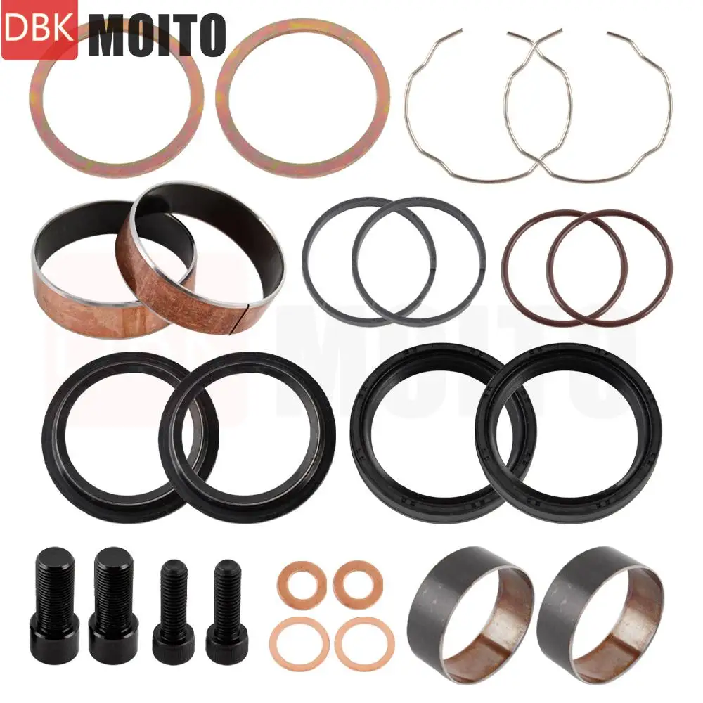 

Motorcycle Accessories 49mm Front End Fork Leg Seals Rebuild Kit Set For Harley Dyna FLD Street Bob FXD 2006-2017