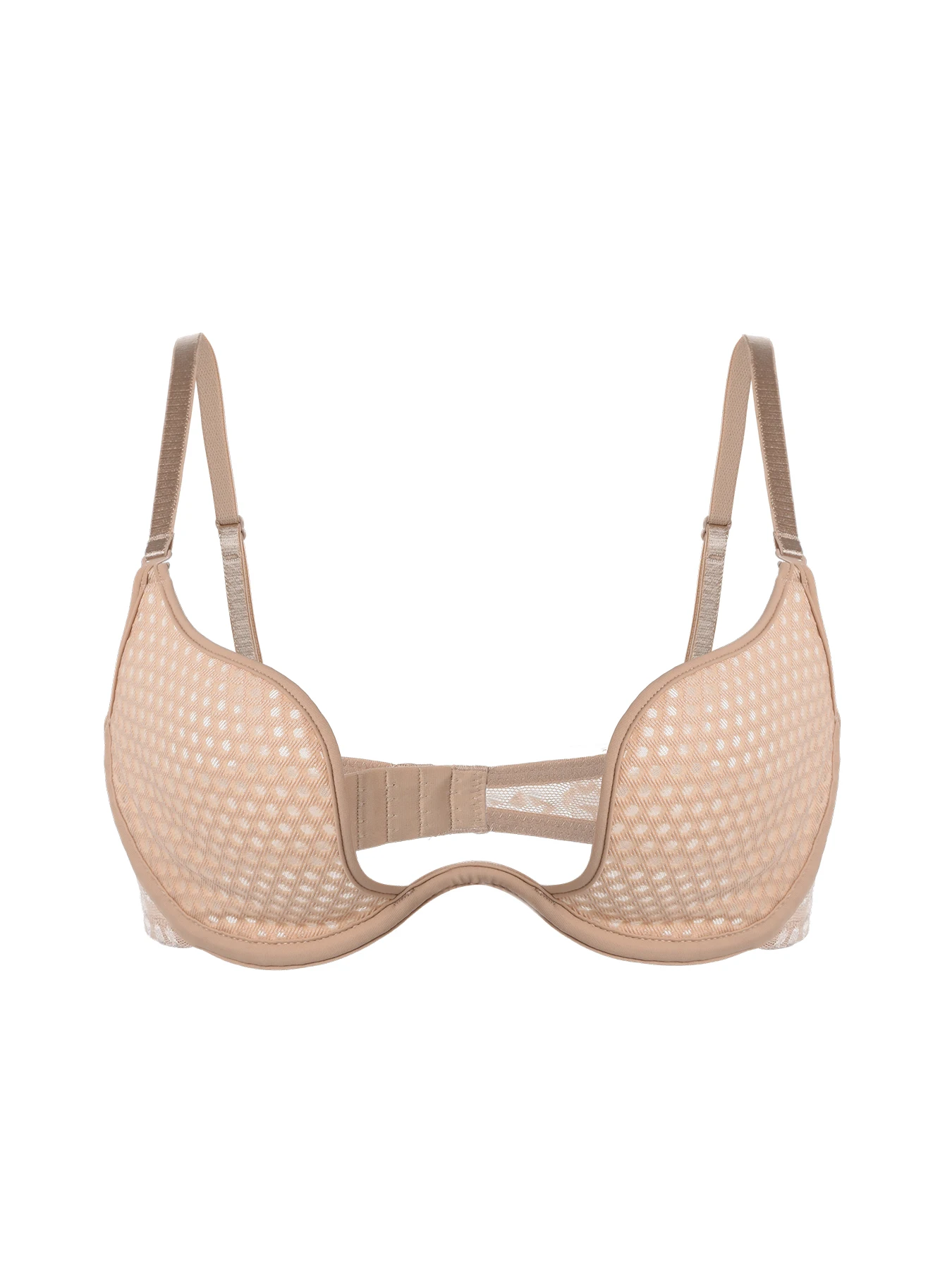 Sexy podprsenka ve tvaru U, tenká síťovina, prodyšné spodní prádlo s kosticemi, pohodlné a stylové spodní prádlo bralette - náhled 4