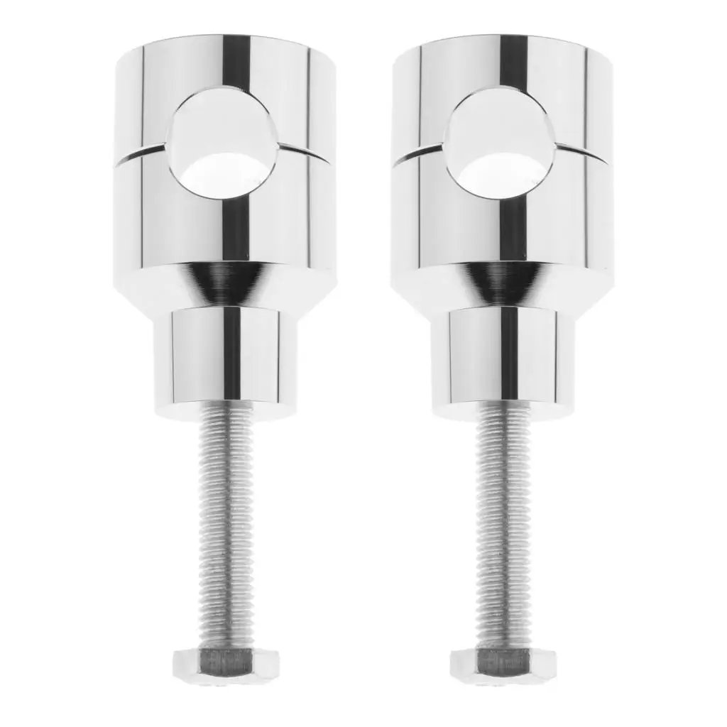 

7/8-дюймовый хромированный адаптер для крепления на руль с толстой планкой для Honda Yamaha