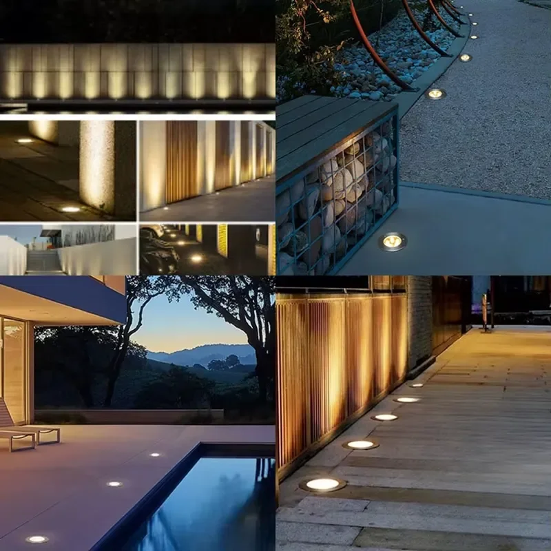 Top Sale 3W 12V Inground IP67 Waterproof DMX512 Control LED RGB Landscape Lighting for Garden Deck Dimmable Remote for LED view 2