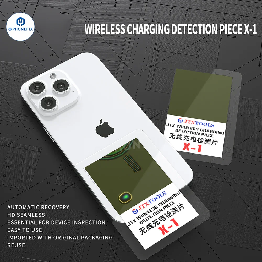 JTX X-1 Wireless Charging Coil Magnetic Pole Obvertsation Detection Piece Tool for Mobile Phones Electronic Accessories Repair