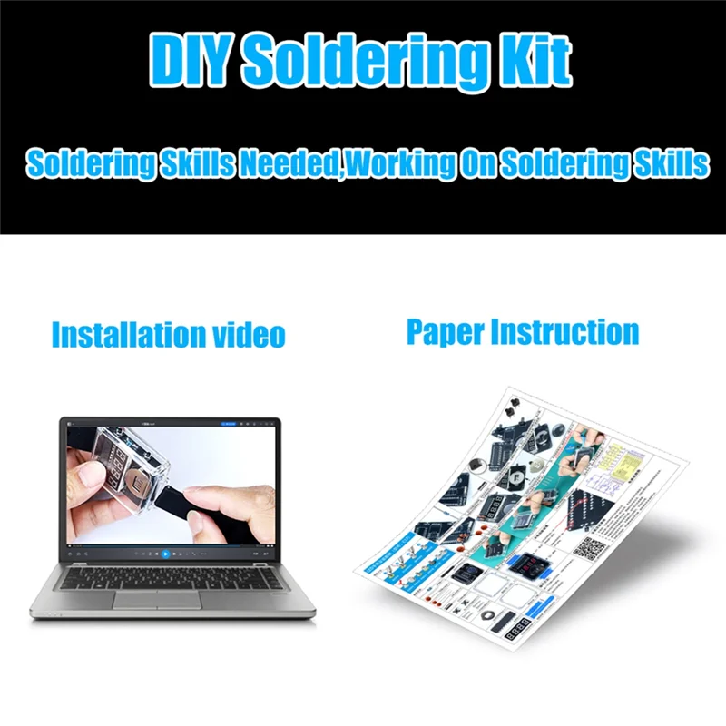 

Комплект часов ABGI-DIY, микроконтроллер, цифровые трубчатые аксессуары для часов со светодиодным дисплеем для начинающих электроники, начальной и средней школы