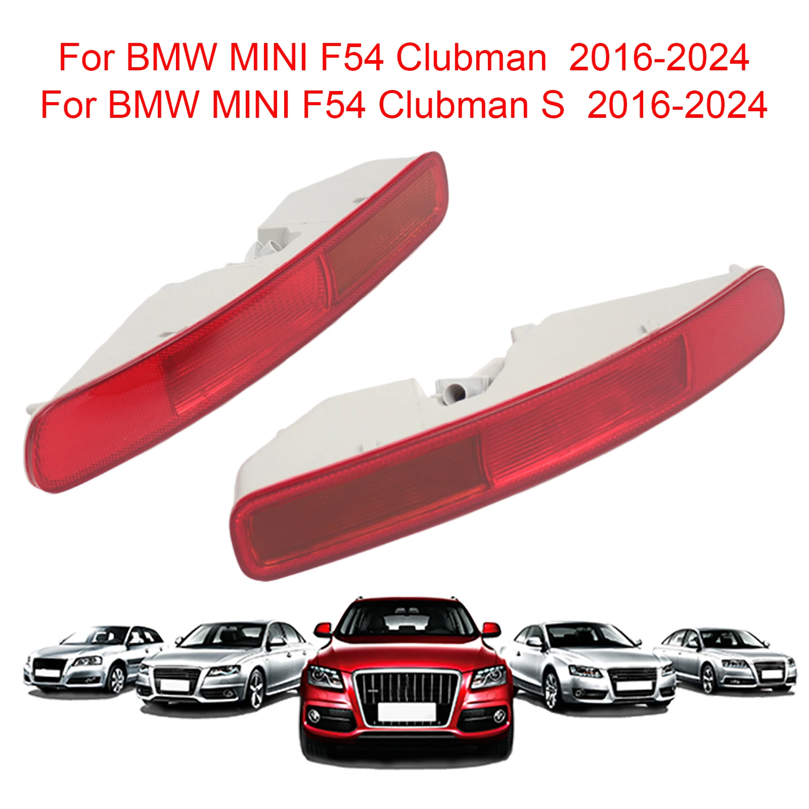 

Противотуманная фара 63217352159 63217352157, задний бампер-отражатель 63217352160 63217352158, противотуманная фара для BMW MINI F54 Clubman 2016-2024