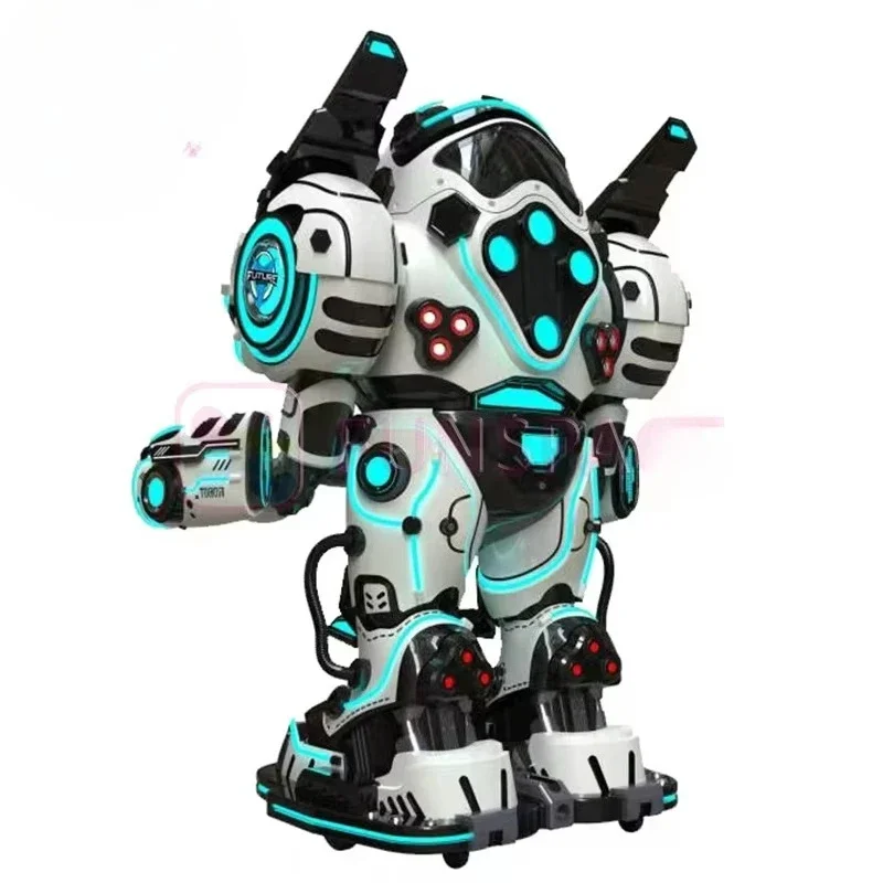 Theme parks Shopping malls Walking robot rides