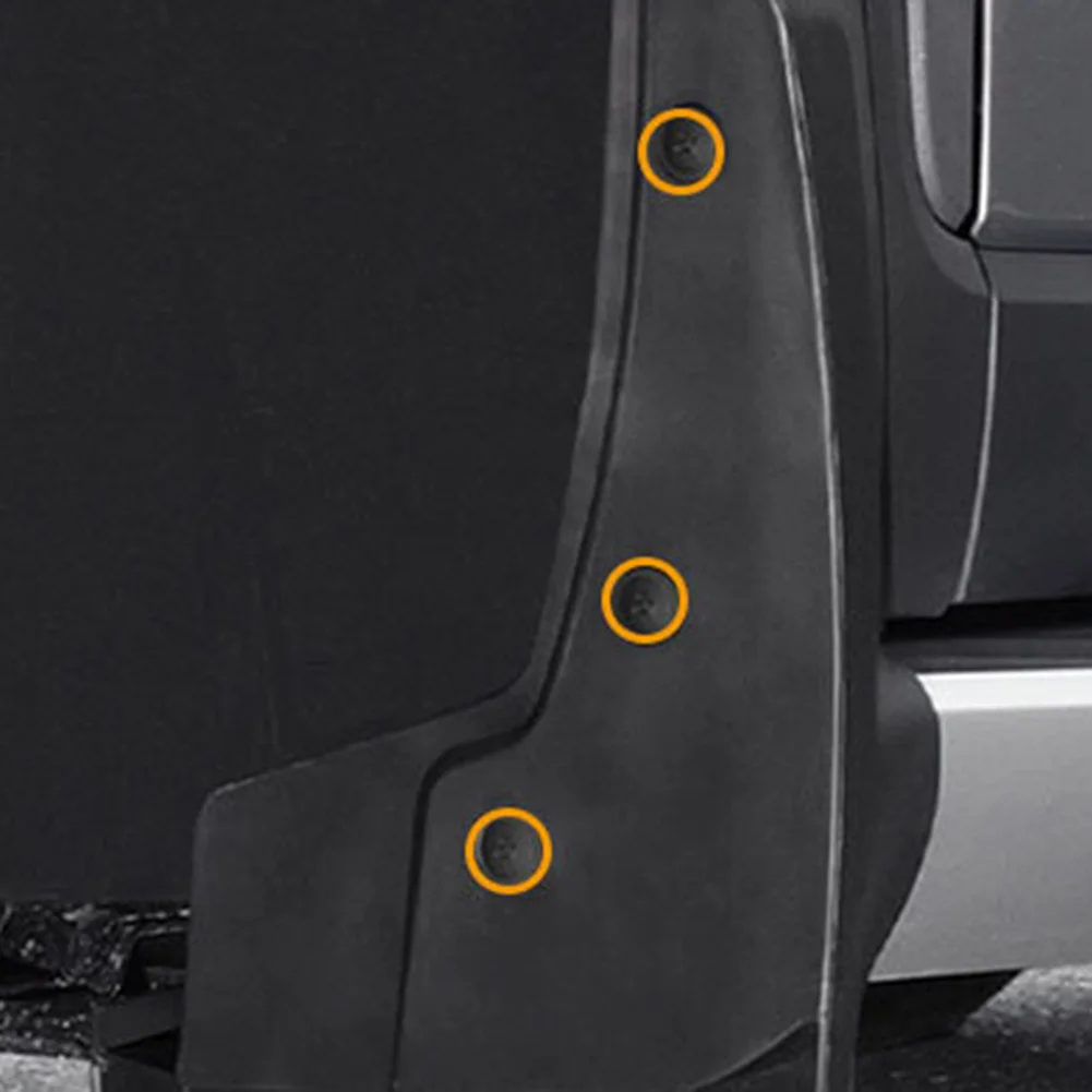 Sleek Black Splash Guards Compatible with For HONDA For CRV Years Two Thousand Twenty Three to Two Thousand Twenty Five