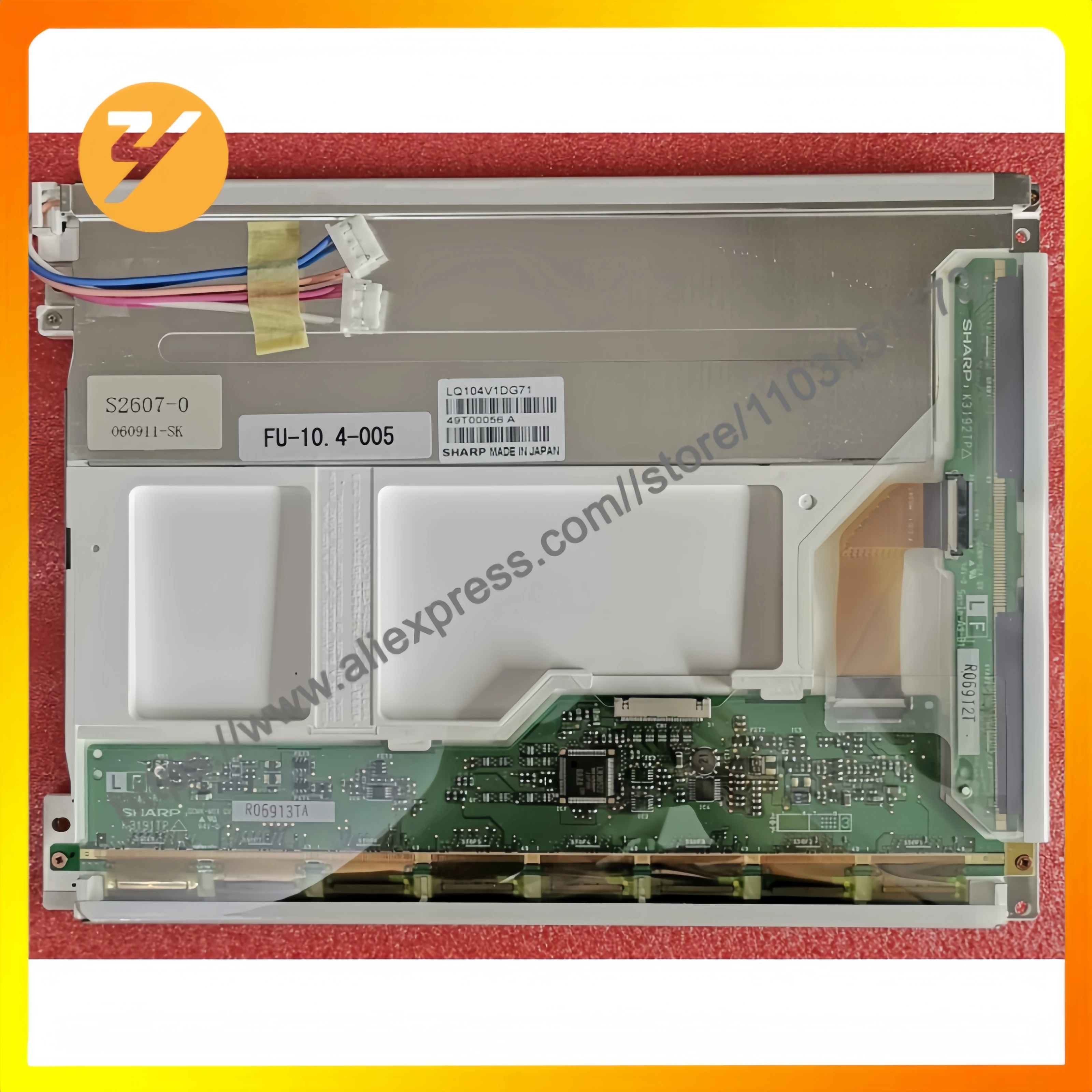 LQ104V1DG71 LQ104V1DG72 90%NEW 10.4 640*480 TFT-LCD Screen Zhiyan supply