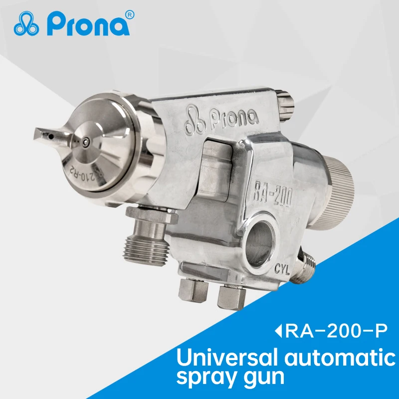 Taiwan Prona RA-200 Professional Paint Spray Gun Automatic Air Sprayer for Car Bodywork Furniture Woodworking Industrial Topcoat