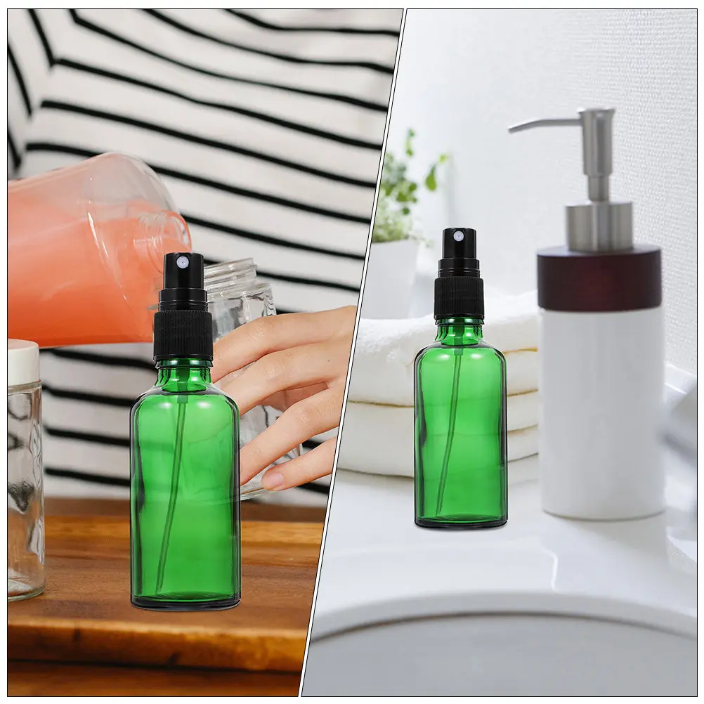 

5Pcs Premium Glass Travel Bottles Leakproof Refillable Empty Bottles for Essential Oils Perfume Emulsion Facial Cream Body