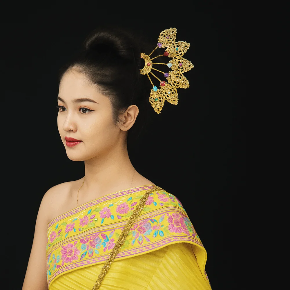 Gold Thai Metal Lea…