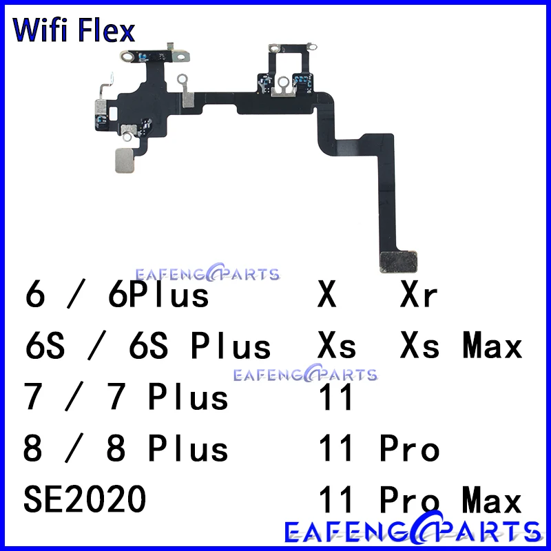 

WiFi Antenna Signal Flex Cable for IPhone 6 6S 7 8 Plus X Xr Xs 11 Pro Max SE2020 Wi-Fi Ribbon Fix Parts