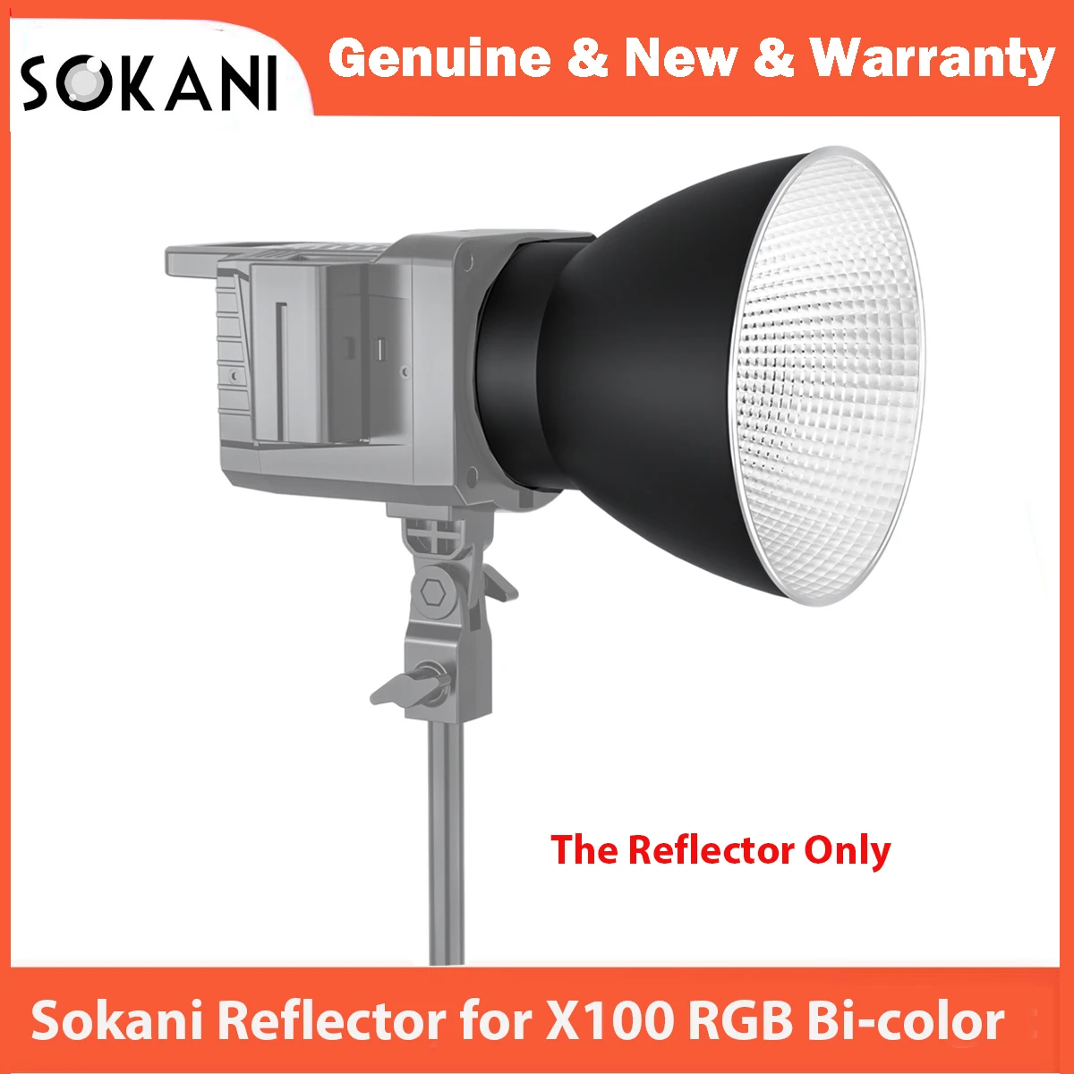 

Sokani Reflector for X100 100W Bi-Color RGB LED Video Light