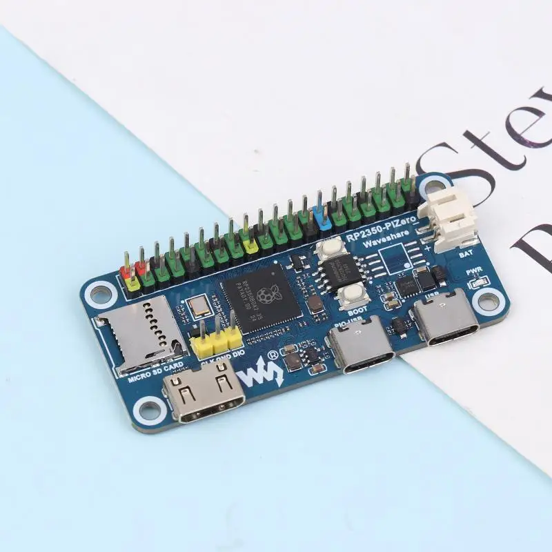 Placa microcontroladora Raspberry Pi Pico 2, flash 16M baseado em RP2350B, interface DVI PIO-USB