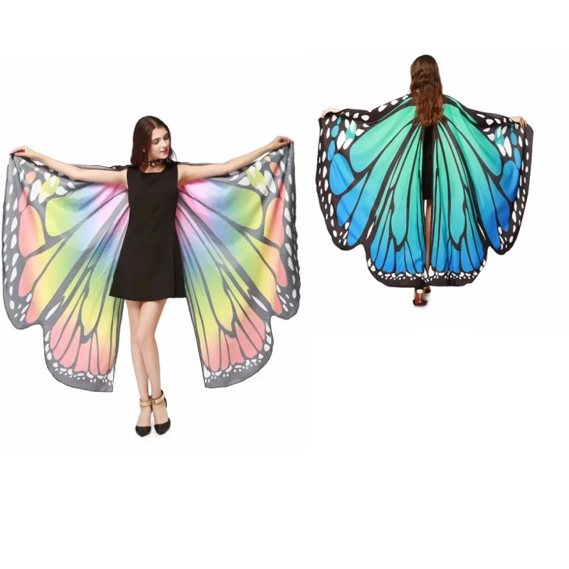 

Крылья бабочки для детей, женский костюм на Хэллоуин, костюм для взрослых, женская накидка для косплея, костюм бабочки, костюмы для косплея