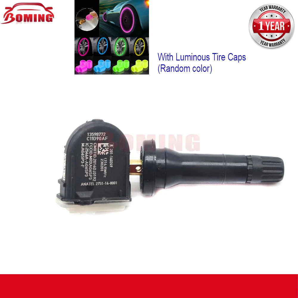 13598772 315 ميجا هرتز سيارة TPMS مستشعر ضغط الإطارات لـ PONTIAC G3 G5 G6 G8 MONTANA TORRENT WAVE 5 2007-2010 13598771 16516164