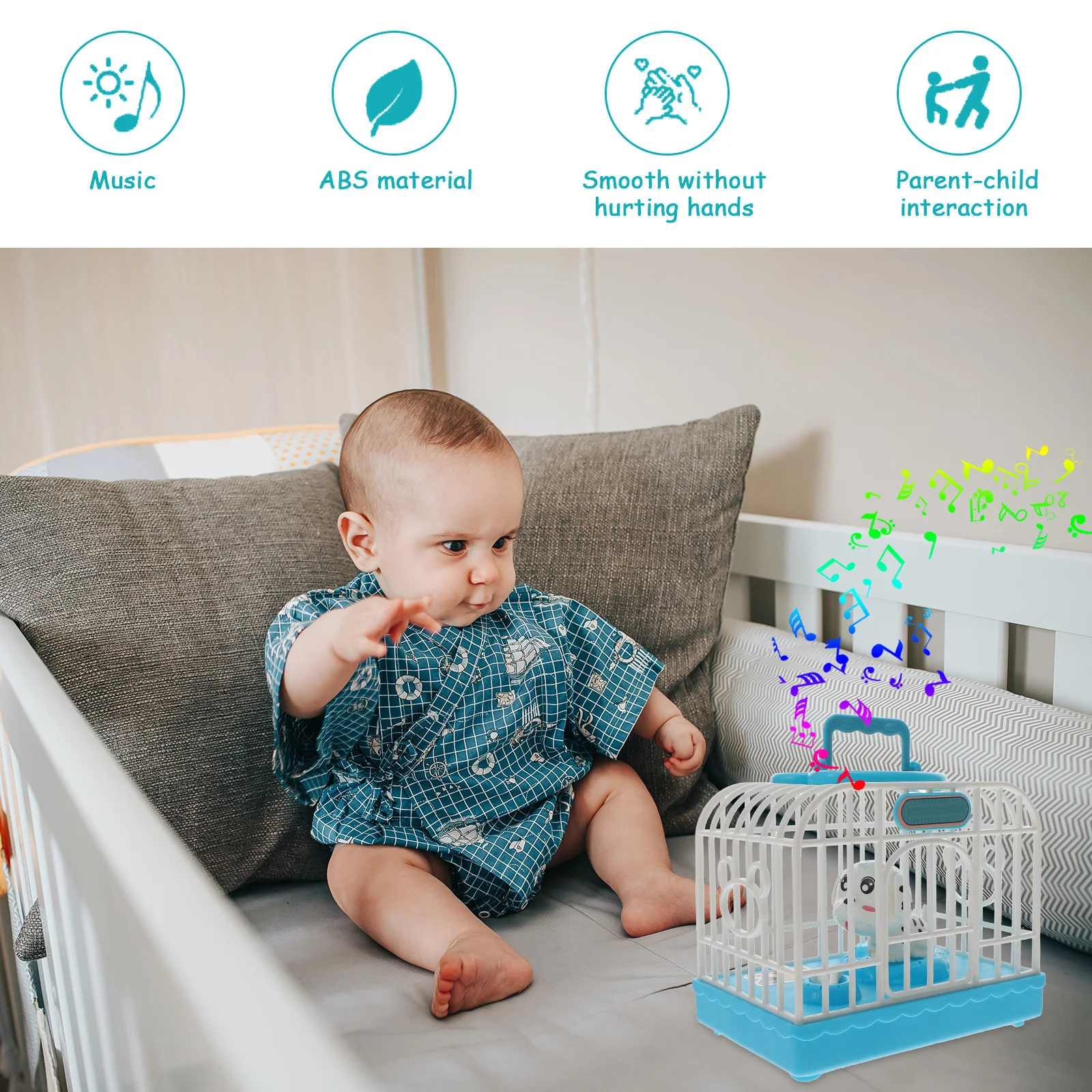 ของเล่นสุนัขไฟฟ้าพร้อมระบบควบคุมเสียง ฟังก์ชั่นเปิดอัตโนมัติ ลูกสุนัขการ์ตูนน่ารักสำหรับเด็ก เกมกิจกรรมการเรียนรู้ดนตรี