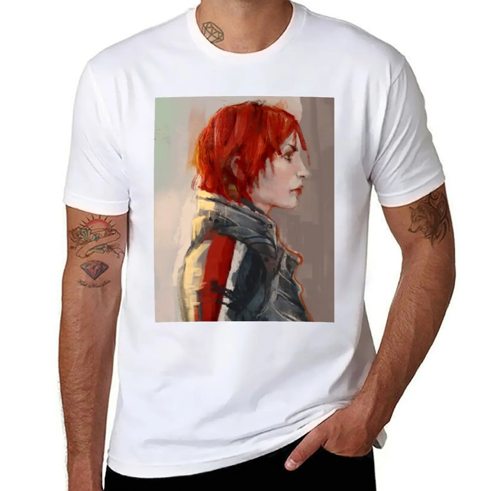 

Red Shepachka T-Shirt t shirts for man cotton anime t shirts oversize T-Shirt