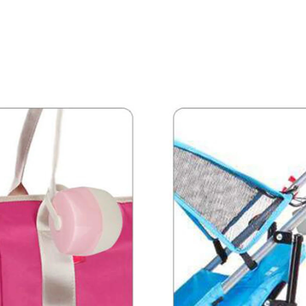 

2pcs Portable Baby Pacifier Boxes Finger -percha Storage Case Mouth Pacifier Boxes Storage Boxes(Purple + Pink)