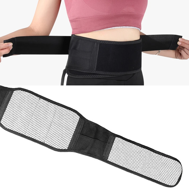 

Self-heating Magnetic Lumbar Support 4 Steel Plates Support Adjustable Breathable Belt Pain Relief Protection Warm Belts Massage