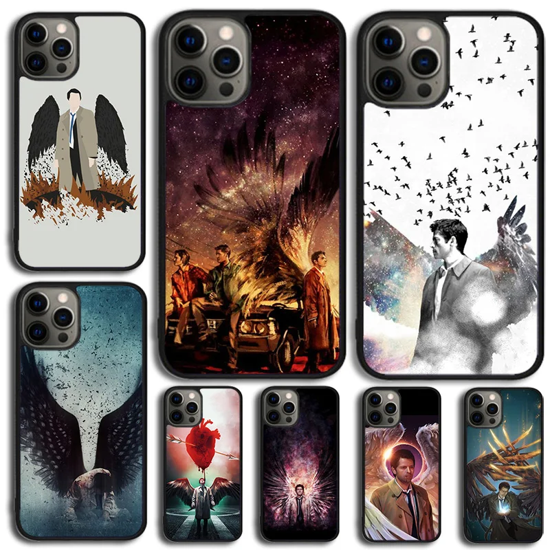 Castiel angel of the lord supernatural Phone Case Cover For iPhone 15 16 14 XR XS 11 12 13 Mini Pro MAX Plus