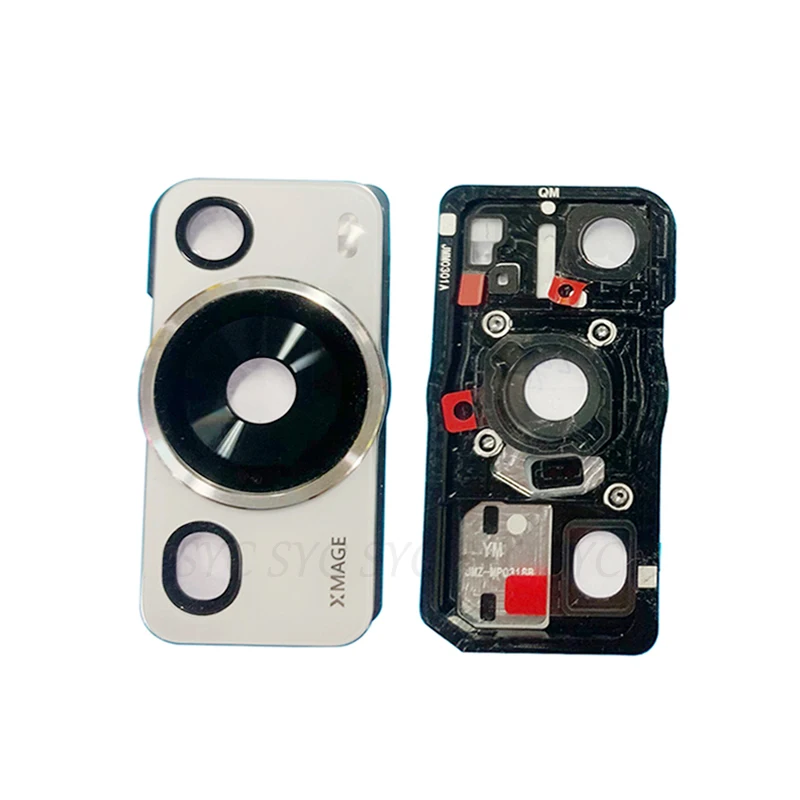 Rear Camera Lens with Frame Holder Housing Cover For Huawei P60 Pro Back Camera Frame with Lens Replacement Parts