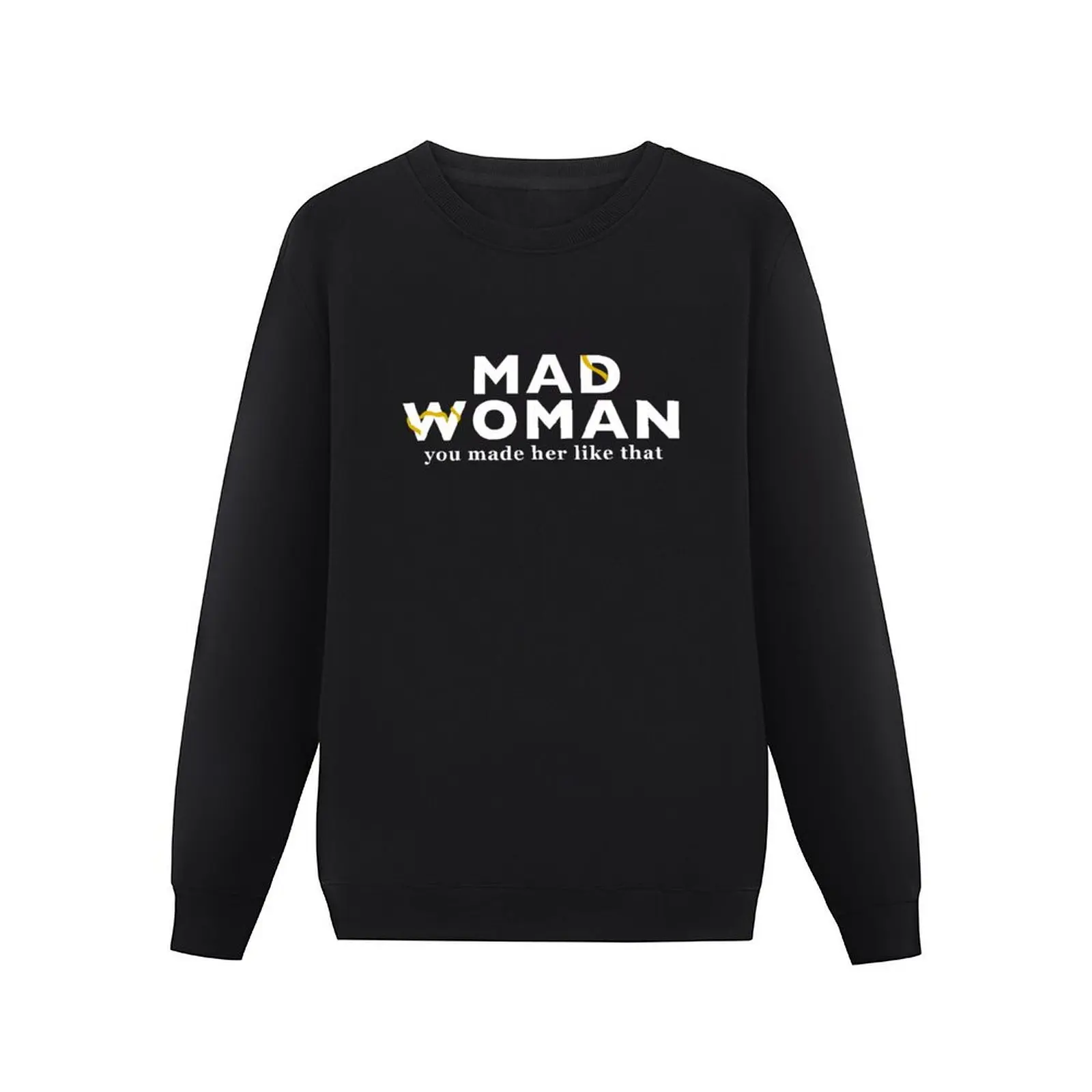 Mad Woman Pullover Hoodie anime clothing men's sweatshirt