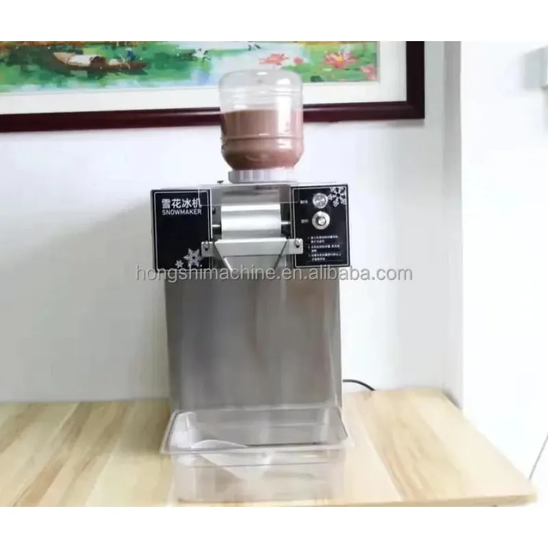 Full Automatic Milk Snow Ice Cream hine Commercial Snowflake Ice Making hine Korean Kakigori Bingsu