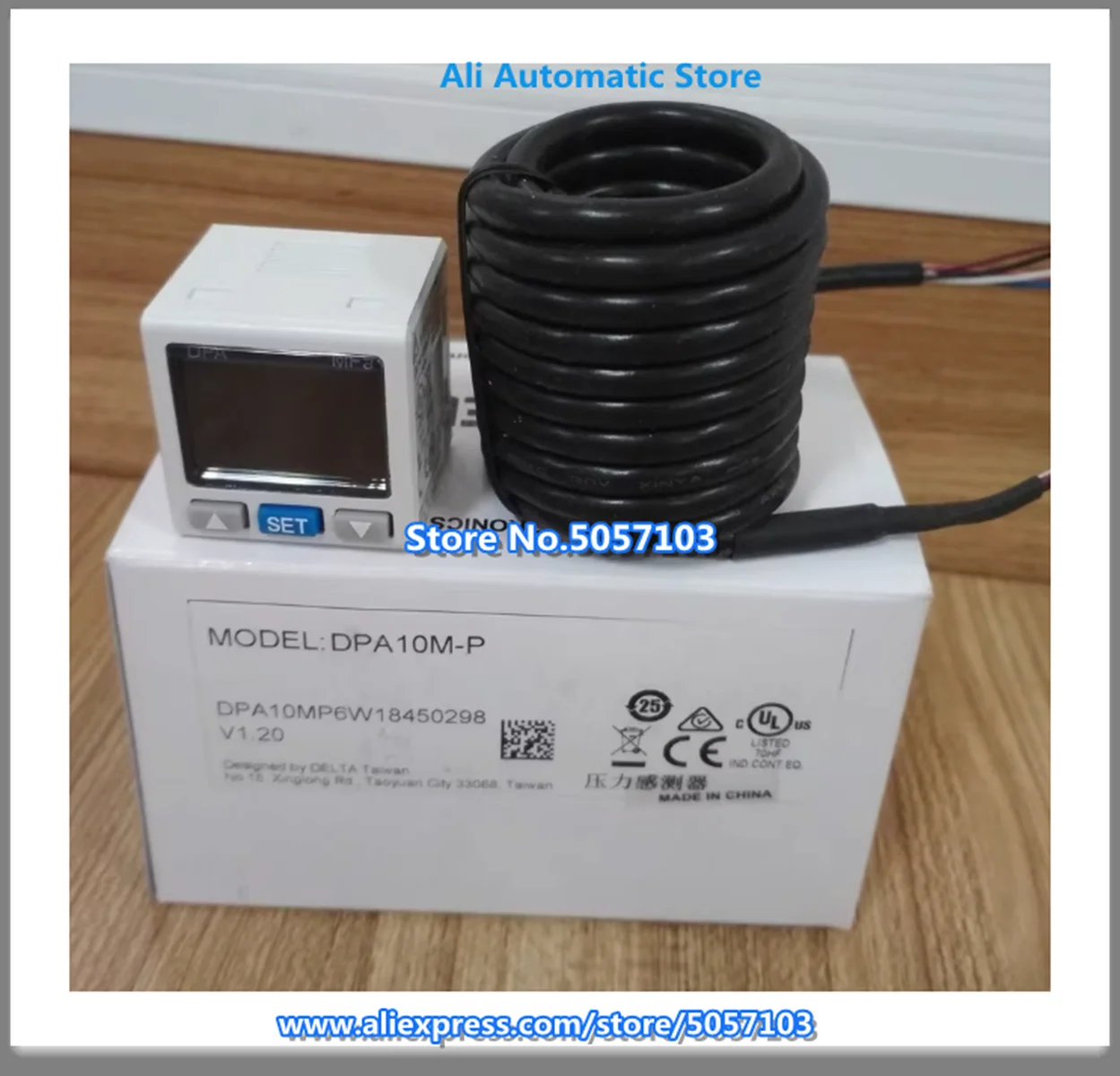

DPA10M-P -100~1000KPA Two Groups Of NPN And A Set Of PT 1~5V Output Diameter 1/8 Diameter M5 New