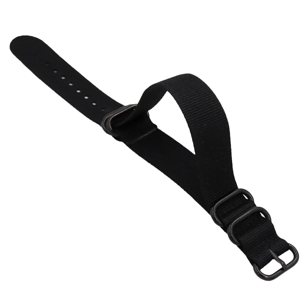

Nylon Canvas Watch Strap Black Band Intelligent Adjustable Watchstrap Attractive