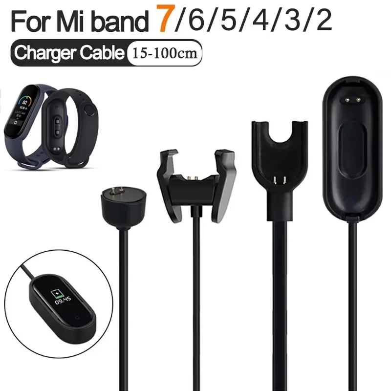 Magnetic Watch Charger For Xiaomi Mi Band 7 Pro USB Charging Cable For MiBand 6 5 4 3 Charging Cable Wire Smart Bracelet Charger