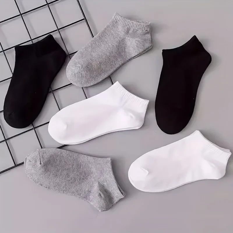 10 Pairs Of Essential Ankle Socks, Soft And Lightweight Full Matching Low Cut Ankle Socks, Women\'S Stockings And Socks