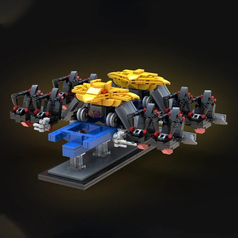 

831pcs MOC Gatekeeper Roller Coaster Train Architecture Building Block Christmas Gift Inspiring DIY Creative For Kids