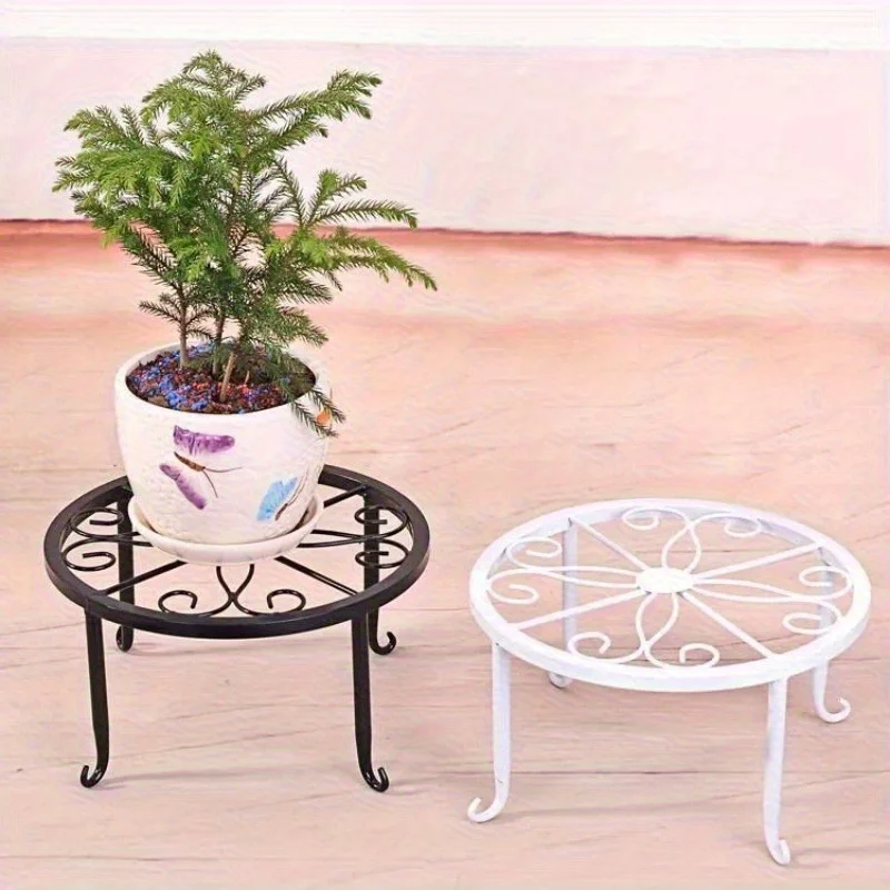 Tall Plant Stand Metal Flower Pot Holder Heavy Duty Cast Iron Plant Stand Tall Vintage Flower Pot Holder Indoor Outdoor Plant