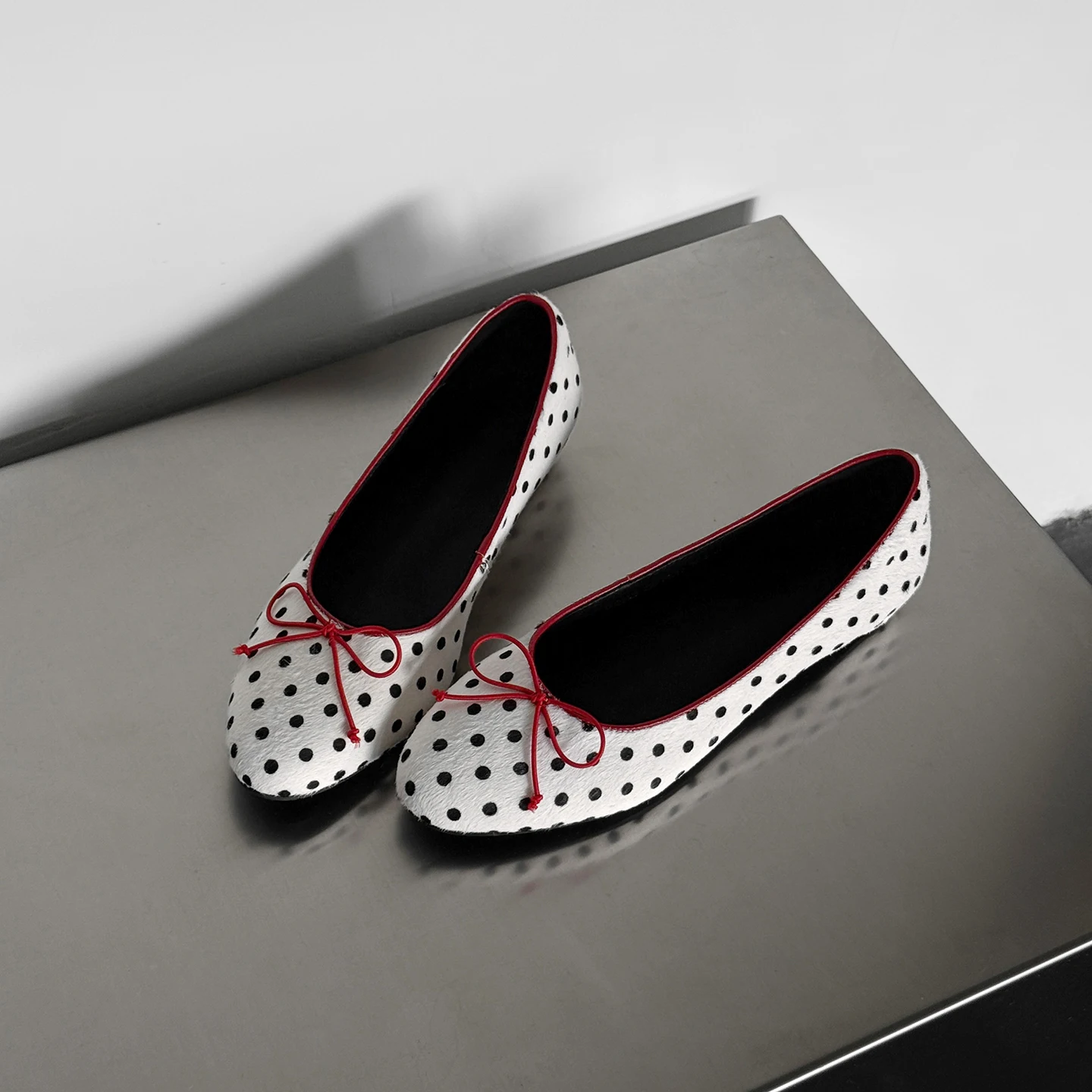 Handmade Genuine Leather Women pumps  3.5cm Heels Soft Sole Round Toe  Women Single Shoes Shallow  High Heel Casual Shoes