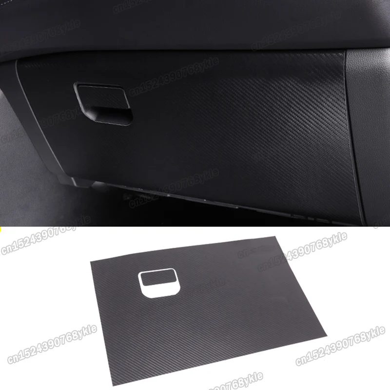 carbon fiber leather car dashboard storage box anti-kick mat for toyota highlander 2020 2021 2022 2023 xu70 accessories interior