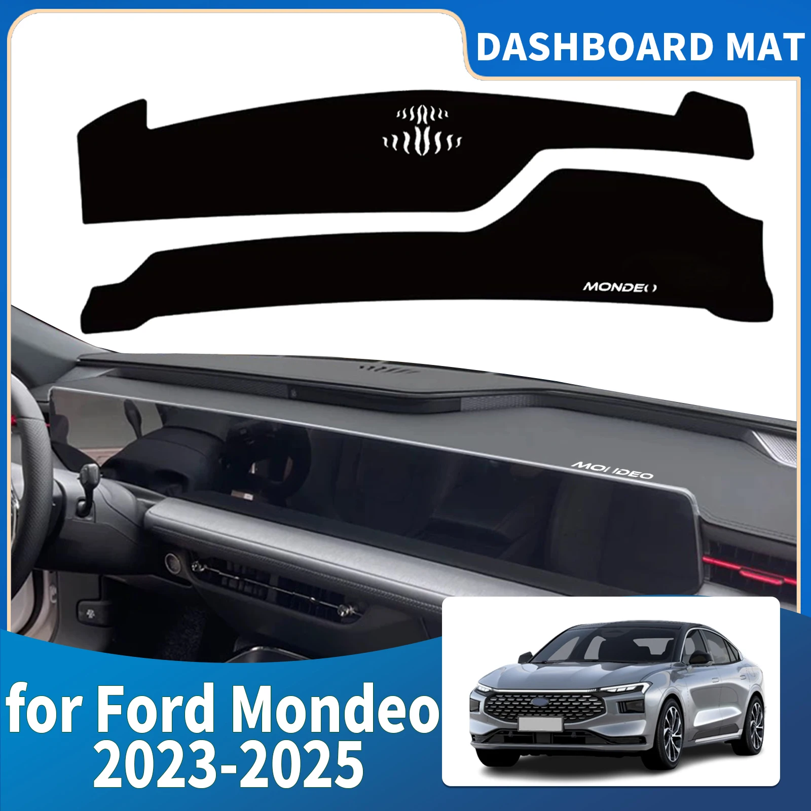 

fit for Ford Mondeo Taurus MK5 2023 2024 2025 LHD Car Accessories Dashmat Dashboard Cover Pad Protective Carpet DashMat Sunshade