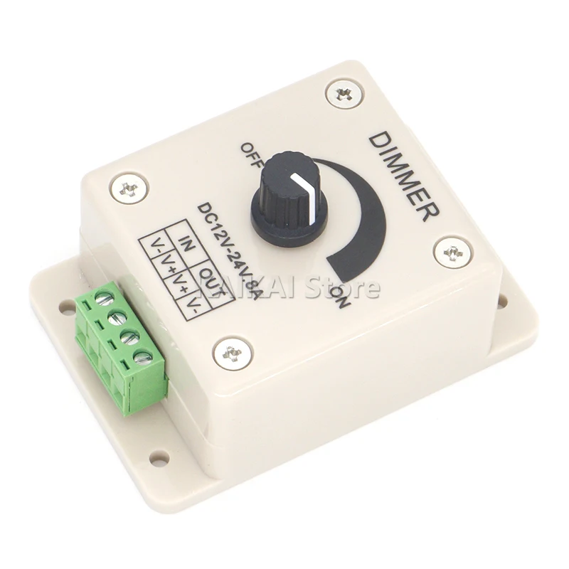 Voltage Regulator DC-DC Voltage Stabilizer 8A Power Supply Adjustable Speed Controller DC 12V LED Dimmer 12 V