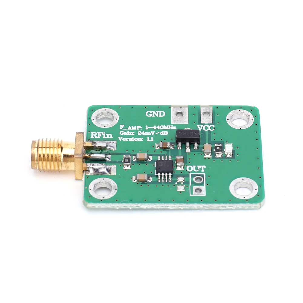 AD8310 RF Signal Power Meter 7-15V 0.1--440 MHz Logarithmic Detector High Speed RF Power Analyzer Board High Frequency